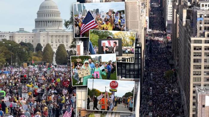 ABD’de Trump Karşıtı Büyük Protesto: Milyonlar Sokaklarda!