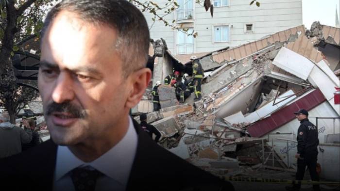 Çöken Binanın Önünde Valiye Tepki: Konuşmasını Apar Topar Bitirdi!
