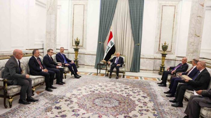 Fidan, Irak Cumhurbaşkanı Reşid ile kritik görüşme gerçekleştirdi!