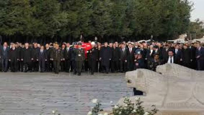 Atatürk’ü 87. yılda anma töreni: Erdoğan ve Devlet erkanı Anıtkabir’de
