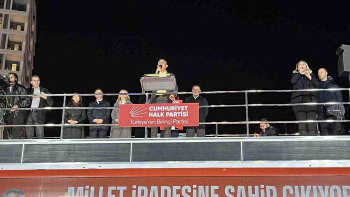 CHP Genel Başkanı Özgür Özel, Güngören’deki mitinge katıldı!