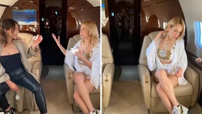 O Jetin İçinden Kaydedildi! Rabia Karaca’nın Telefonundan Çarpıcı Görüntü!