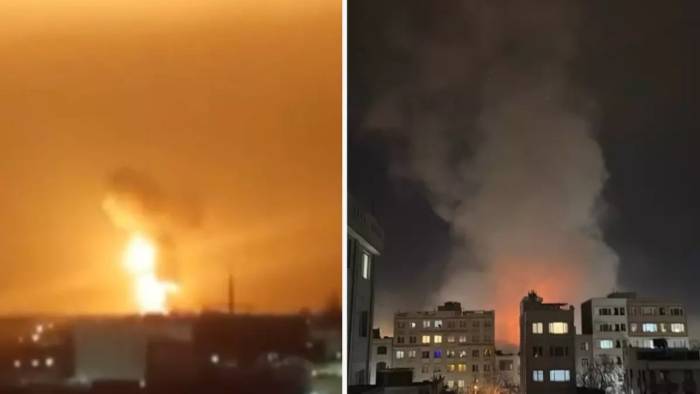 İsrail’den İran’a büyük hava saldırısı! 4 şehir eş zamanlı vuruldu!