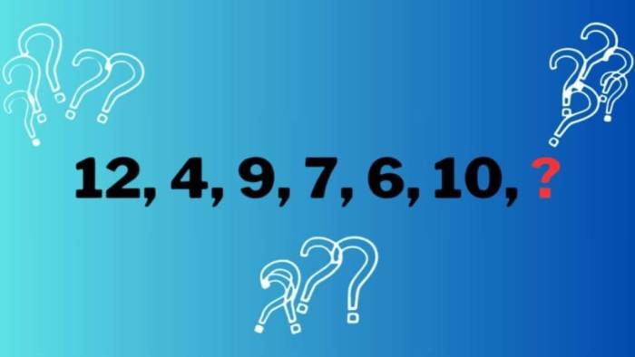 Kendini test et! Mantık dizisindeki eksik sayıyı 20 saniyede bulabilir misin?
