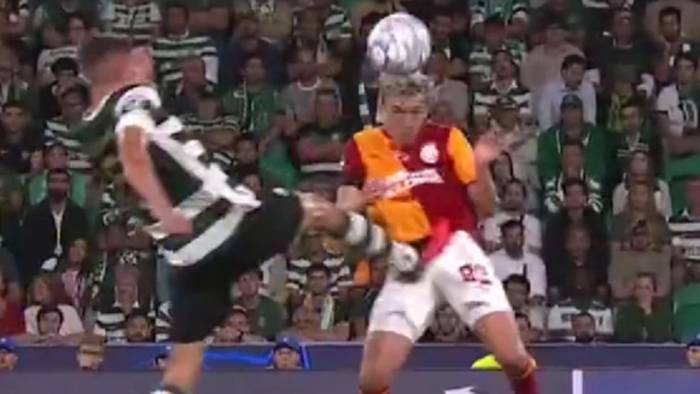 Sporting-Galatasaray maçında tartışmalı karar: Kırmızı kart isyanı!