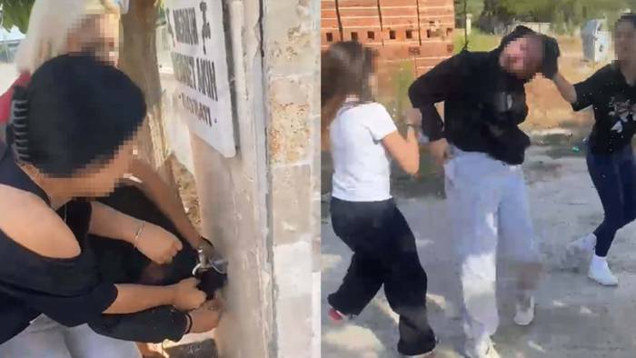 Önce Çeşmede Islatıp Sonra Dövdüler! Liseli Kızların Zorbalığı Pes Dedirtti!