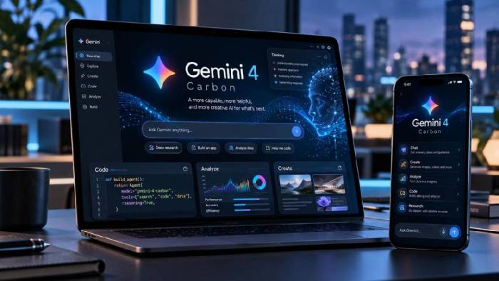 Google’dan Gemini 4 Sürprizi! Daha Gelişmiş Carbon Modeli Ortaya Çıktı!