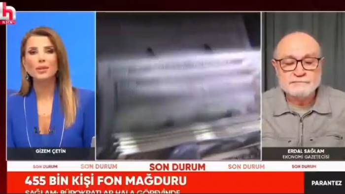 Halk TV’de canlı yayın bir anda kesildi! Ekranda ‘fonların siyasi ayağı’ konuşuluyordu